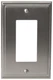 Amerock 1906962 Nickel Mulholland Single Rocker Switch Plate