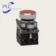 New With Box Schneider XB4BW34G5 &Oslash;22 Red button with light - flat head