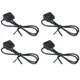 4PCS Black Momentary Switch Momentary Push Button on off Switch 12V 24V Surface