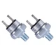 FanWayer Air Pressure Switch 110-145 PSI, 1/8-27 NPT, DC 24V/12V, Silver, Aut...