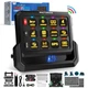 MICTUNING P1S-W Wireless RGB 12 Gang Switch Panel LED ON-OFF Circuit Control BOX