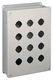 Hoffman E1PBSS, Stainless Steel, 1-Hole, Pushbutton Enclosure, 1pc