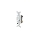 Leviton 54504-2W Toggle Switch 15A 4-Way 120-277V Thermoplastic Surface White