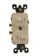 Leviton 5224-2IS Combination Two Single Pole Toggle Switch 15A-120/277V - Ivory