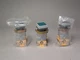 (3) Eao CH 4600 Green Push Button Indicator Light 704.960.0 w/ 704.901.1
