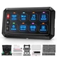 Bumbee Blue 8 Gang Switch Panel Multifunction 3 Silicone Button Momentary Str...