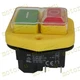 KEDU KJD17B 4pin No Waterproof Cover Pushbutton Switch For Concrete Mixer&Lathes
