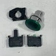 Allen Bradley  800FM-LMM43PN5GX10 22mm Momentary Push Button  Green LED Mushroom