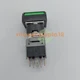 1PCS Fuji Green Illuminated Button AH164-TL AH164TL New