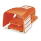 LINEMASTER 532-SWH FootSwtch,Orange,CastIron,DPDT,Momentary 4A712