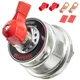 KACOLA High Current Battery Disconnect Switch 300A, 12-24V Mental & Red 