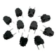 10 Pcs - Omron B3M-6009 Tactile 2-Pin Micro Switch SPST-NO 0.05A 12V 6x6x7.3MM