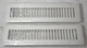 New (2) Hart & Cooley 10713 2 x 12 inch Floor Diffuser Register White