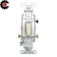 Hubbell CS320I 3-Way Toggle Switch 20A 120/277V Ivory