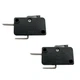 2 Pcs DEFOND DMC-1115 Small Lever Micro Switch 2-Pins 15A 250VAC Normally Closed