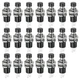 Ampper MINI Push Button Momentary Switches, 2 Pin On Off 1A 250V 7 MM, Black 