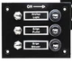 Seachoice Switch Panel 3-Gang #12511