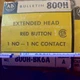 Allen Bradley 800H-BK6A Extended Head Red Button