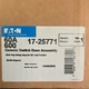 Eaton 17-25771 Switch Base Assembly 60A 600V Fusible Red Top for Control Panels