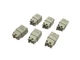 ILME CQF 12 Female Crimp Connector Insert 12-Pole + PE 10A LOT OF 6