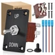 Nilight Up-Down Mounting Panel and Weatherproof Cap 4 Pin 3 Position DPDT 30A