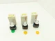 Idec ABW110-G ABW110-Y Pushbutton Switch Green Yellow 22mm 600V 10A Lot of 3