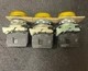 Sprecher + Schuh D7-D0C Yellow Illuminated Pushbutton Lot of 4