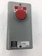 GE CR2943NA101F Red Stop Pushbutton Station 600V Max