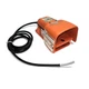 Linemaster 936-SWHC4 Atlas Foot Switch Full Guard Cast Aluminum Orange w/ Cord
