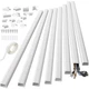 Yecaye 125in Cord Hider, Large Cord Covers for Wires on Wall, Cable Managemen...