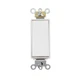 LEVITON 5621-2W 20A 120/277V DECORA PLUS ROCKER 1-POLE AC QUIET SWITCH, WHITE