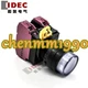 1PC NEW IDEC White button switch with light YW1L-M2E02QM3W YW-DE YE-E012B #YM