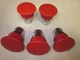 Telemecanique ZB2BT4, Red Push Button, NIB - LOT of 5 - Used