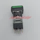 1PCS Fuji Green Illuminated Button AH164-TL AH164TL New