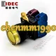 1PC NEW IDEC Yellow button switch with light YW1L-MF2E11Q4Y YW-DE YW-E10 24V #YM