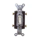 PASS & SEYMOUR LEGRAND 664-WG GROUNDING TOGGLE SWITCH, 4-WAY, 15A, 120V, WHITE