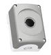 ABB grey plastic button box MEP1-0 1 hole