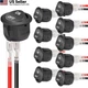Twidec/10Pcs 12V Round Rocker Switch ON Off AC 6A/250V 10PCS, Wires-10PCS 