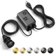 ANWOLL Garbage Disposal Air Switch Kit -Professional- Dual Matte Black 