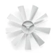 Camco Replacement Vent Fan Blade Clockwise 6-Inch Dia. 12V White 40428