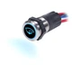 Blue Sea Systems 12 V DC 15 A Off/On Red Backlit Push Button Switch