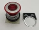 Square D 9001KR9R Push/Pull Operator Mushroom Button Red Lens, 9001 KR-9R, 32012