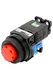 AH165-LR11E3, Fuji Electric, PUSHBUTTON EXTENDED ROUND RED LED 24VDC 1NO/1NC