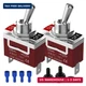 Waterproof Toggle Switch, Malictele SPST 2Pin ON/Off Marine 12V DC 30A/125VAC 20