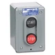 SQUARE D 9001BW240 ControlStation,Dead-End,2Buttons,Blk/Red 2EK34