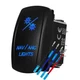 BANDC NAV/ANC Lights Rocker Switch On-Off-ON Blue LED Dpdt/7 pins 