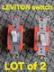 Leviton 1221-2I 20A 120/277V Single-Pole AC Quiet Switch Self Ground ...lot of 2