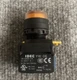 Idec YW-DE YW-E-10 Amber Illuminated Pushbutton Switch Used