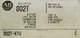 ALLEN BRADLEY 802T K1V Type 13 Oiltight Non Plug In Push Type Limit Switch