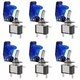 AITRIP 6 Pack 12V Blue LED Illuminated Toggle Switch 3Pin Led 